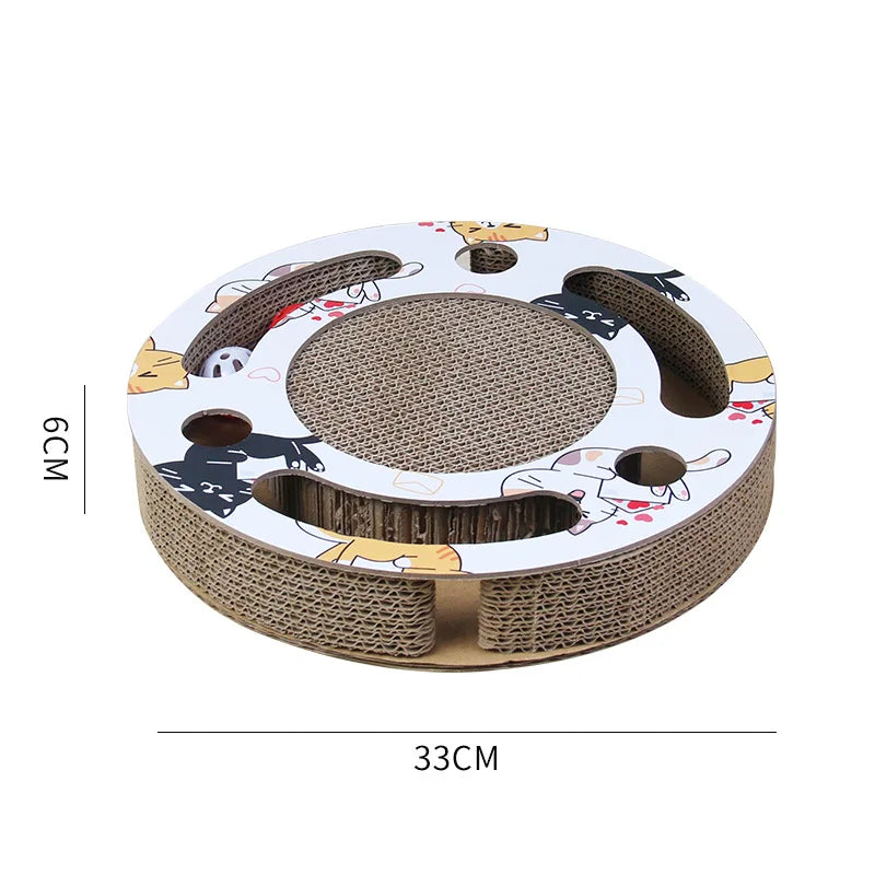 Rolling Ball Round Play Scratcher