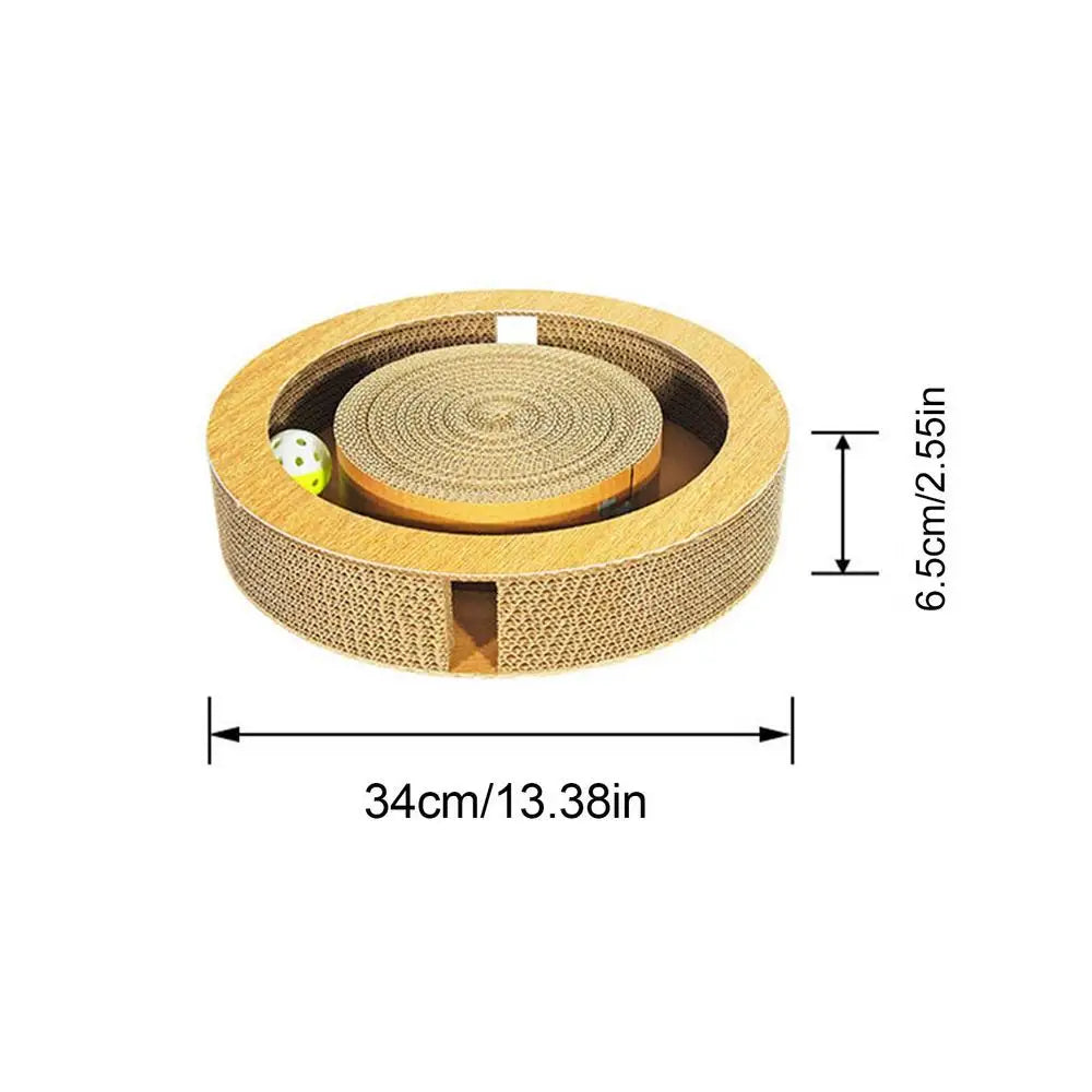Rolling Ball Flower Play Scratcher