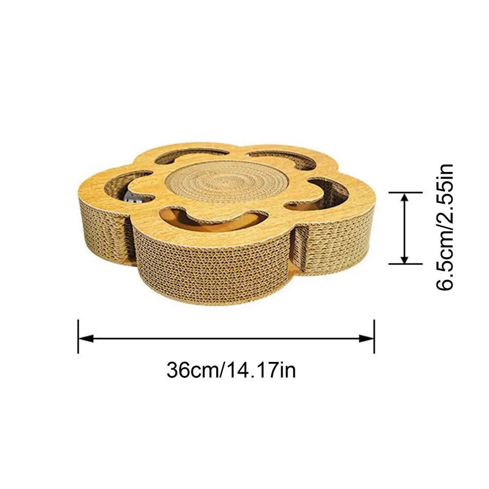 Rolling Ball Flower Play Scratcher
