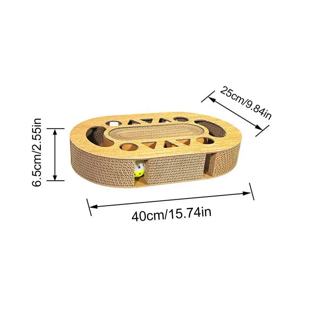 Rolling Ball Flower Play Scratcher