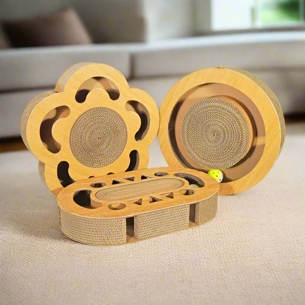 Rolling Ball Flower Play Scratcher