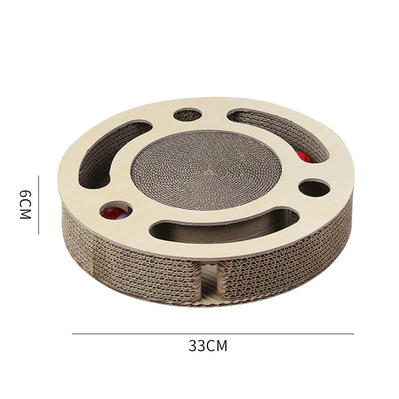 Rolling Ball Round Play Scratcher