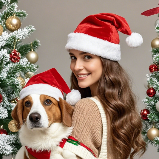 Matching Jolly Santa Hat (for Humans)