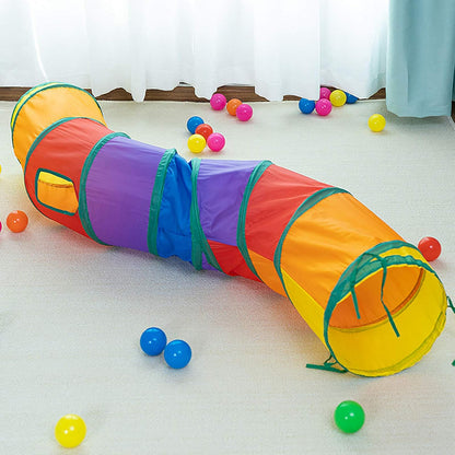 Foldable Rainbow Cat Tunnel