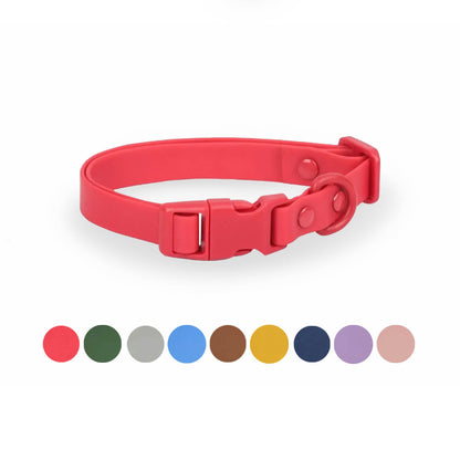 Solid Hue Active Dog Collar