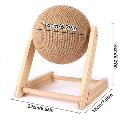 Cat Scratcher Rolling Ball Stand