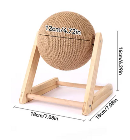 Cat Scratcher Rolling Ball Stand