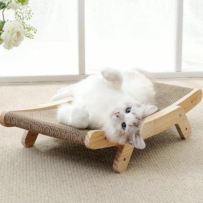 Cat Scratching Lounge Bed & Board