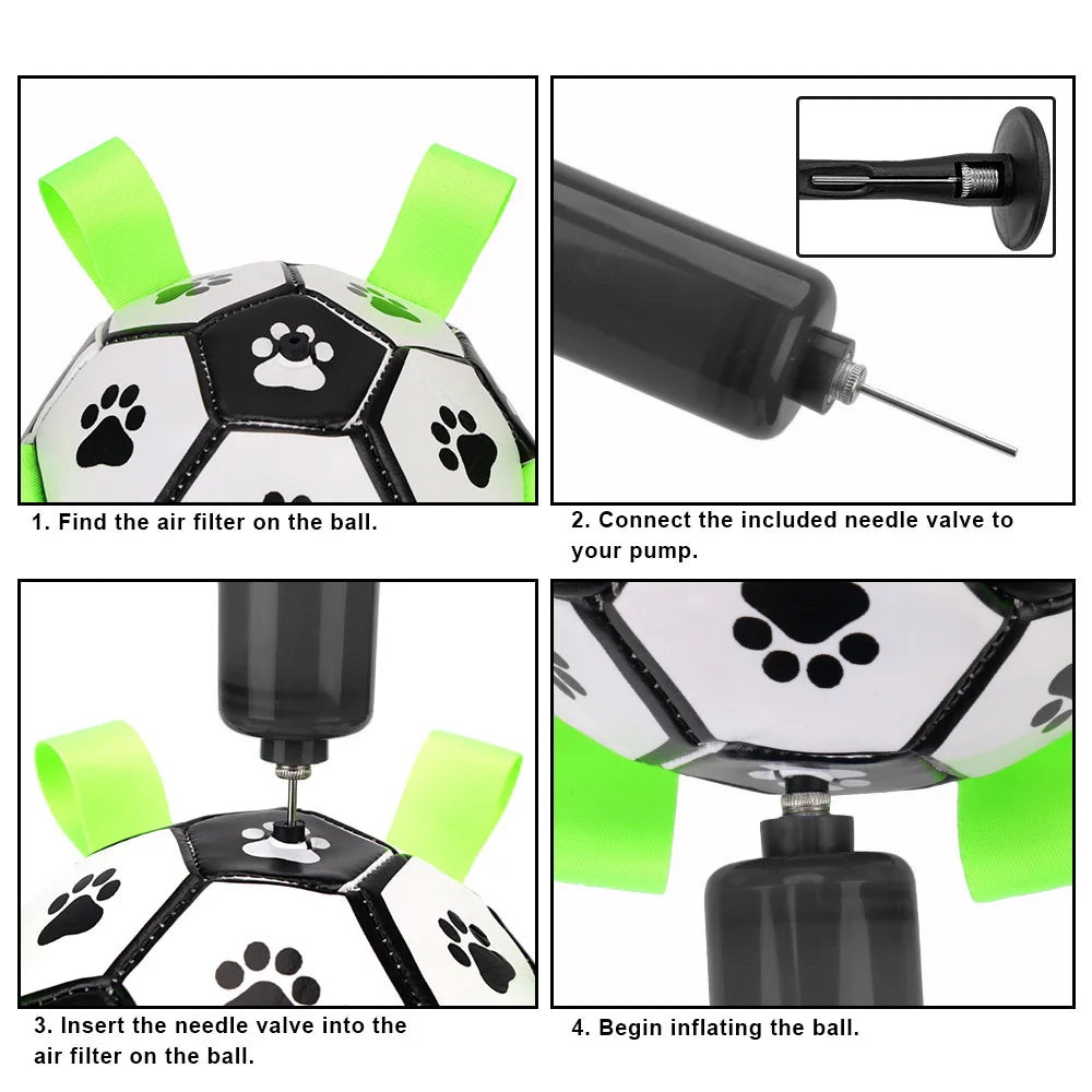 Dog Soccer Ball With Straps