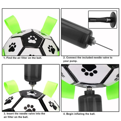 Dog Soccer Ball With Straps