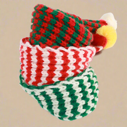 Christmas Vibes Knit Pet Scarf