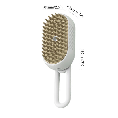 Rechargeable Pet Steam Brush