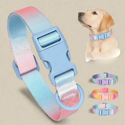 Candy Cloud Nylon Dog Collar