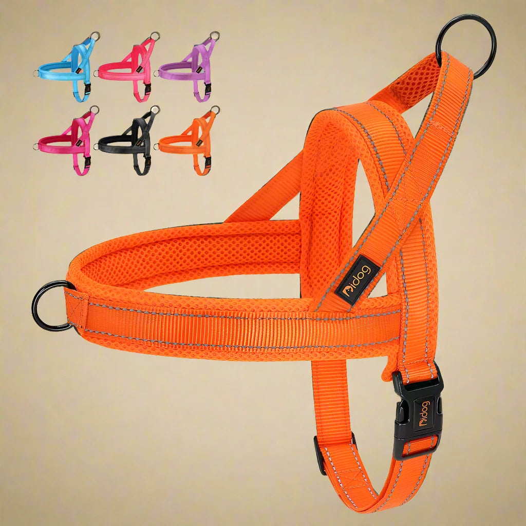 Reflective Nylon No-Pull Dog Harness