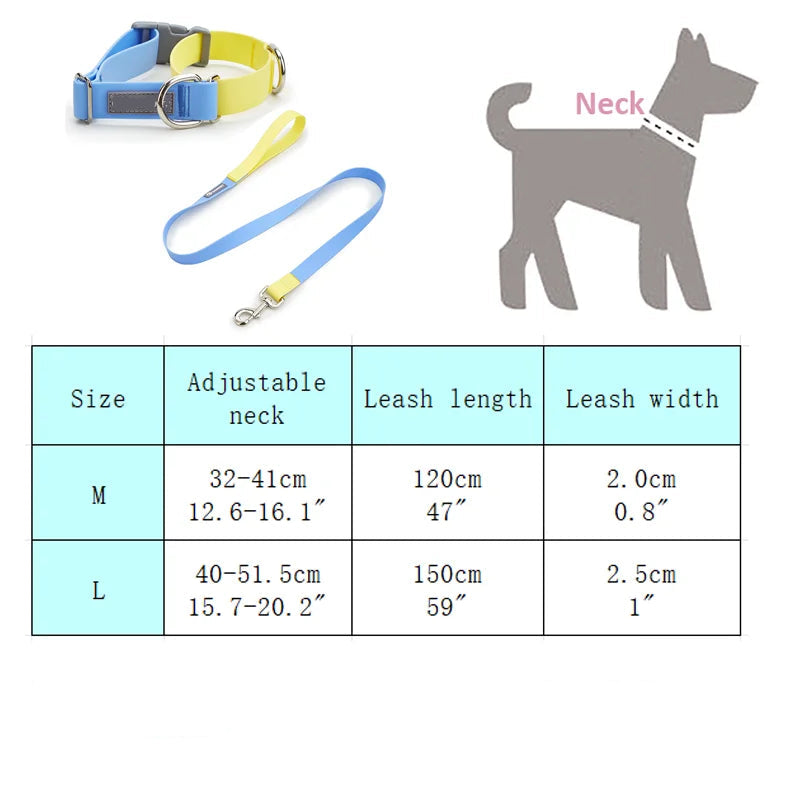 Pastel Dual-Tone Dog Walk Set