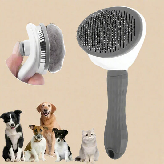 One-Click Release Pet Brush