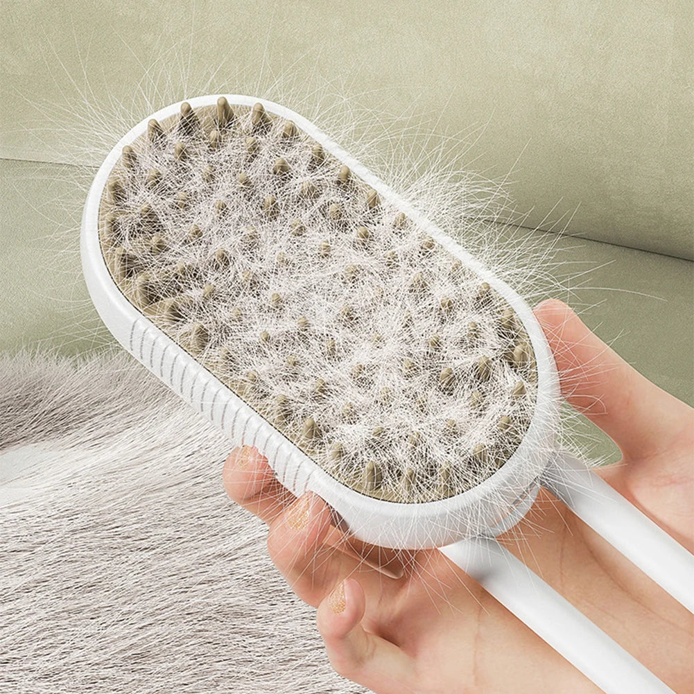 Rechargeable Pet Steam Brush