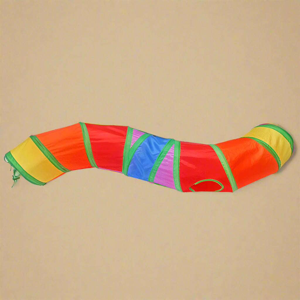 Foldable Rainbow Cat Tunnel