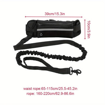 Hands-Free Dog Leash with Fanny Pack