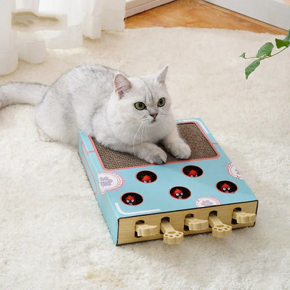 Whac-A-Mole Cat Scratcher Toy