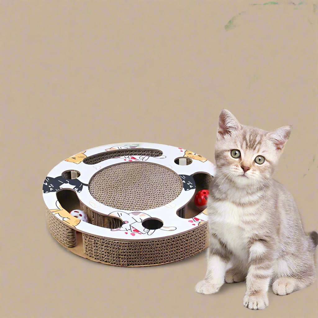 Round Cat Scratching Board