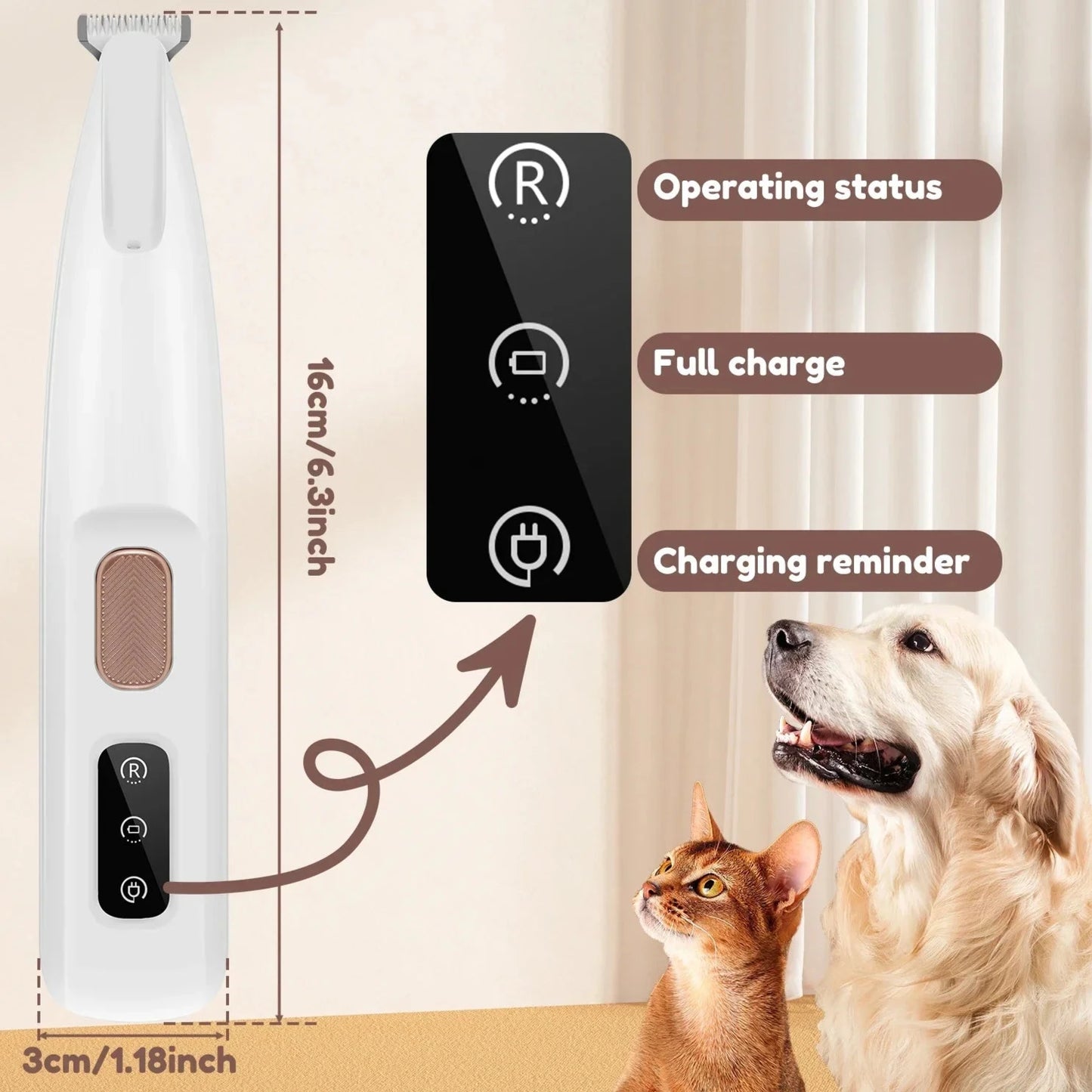 Pet Paw Fur Trimmer