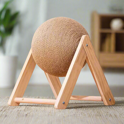 Cat Scratcher Rolling Ball Stand