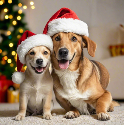 Jolly Santa Hat for Pets