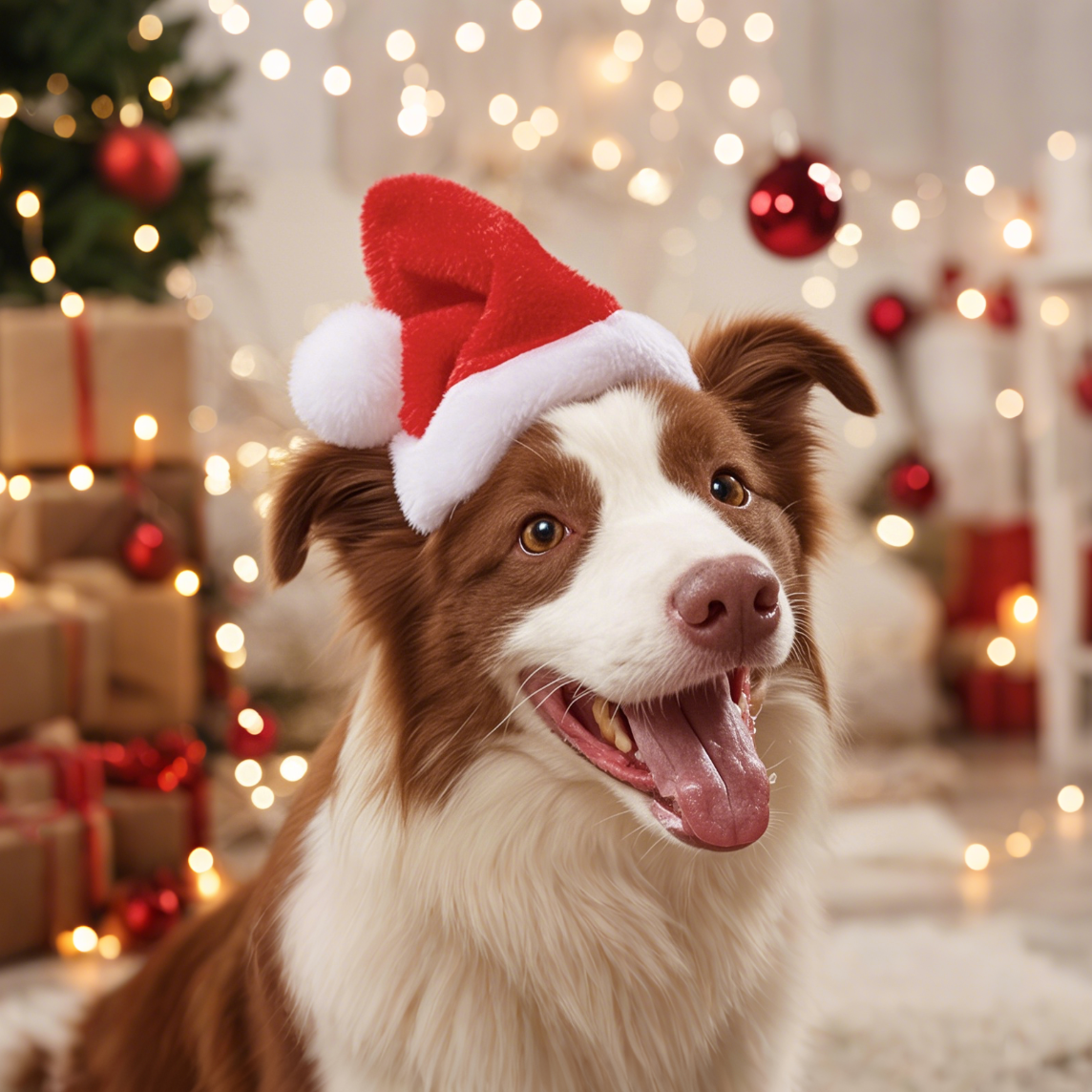 Jolly Santa Hat for Pets