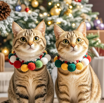 Merry Pom Ball Collar