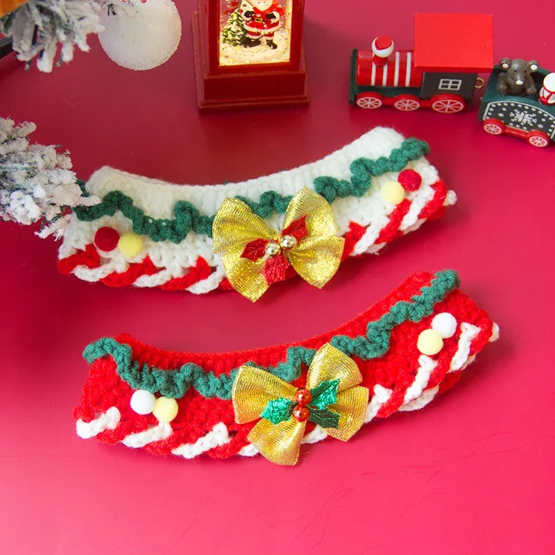 Handmade Holiday Crochet Bandana