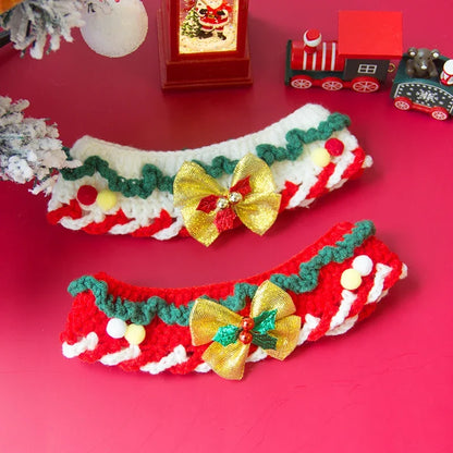 Handmade Holiday Crochet Bandana