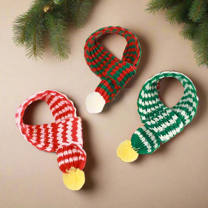 Christmas Vibes Knit Pet Scarf