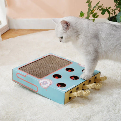 Whac-A-Mole Cat Scratcher Toy