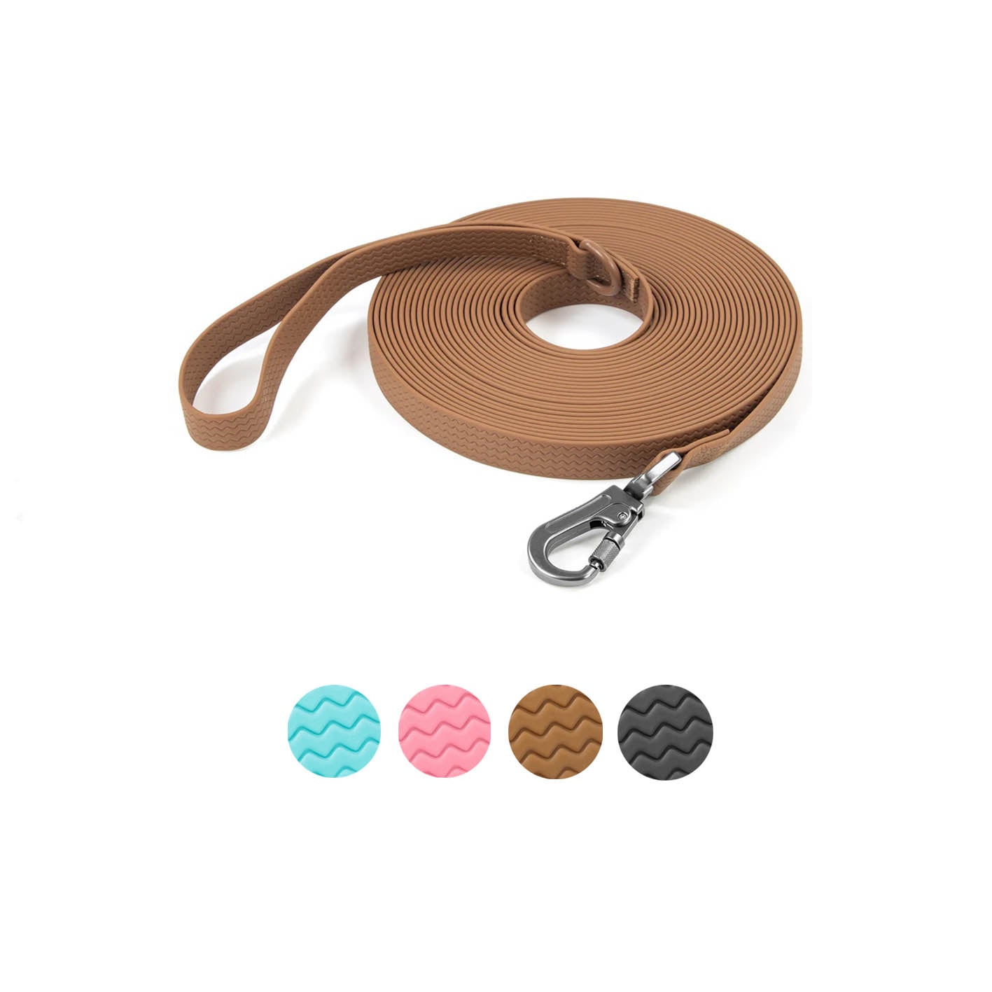 Solid Hue Textured Active Dog Leash