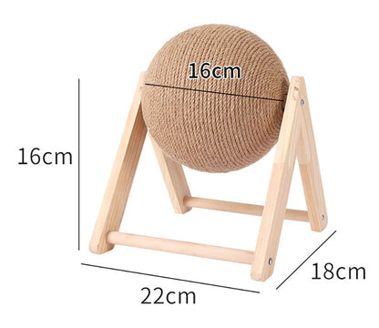 Cat Scratcher Rolling Ball Stand