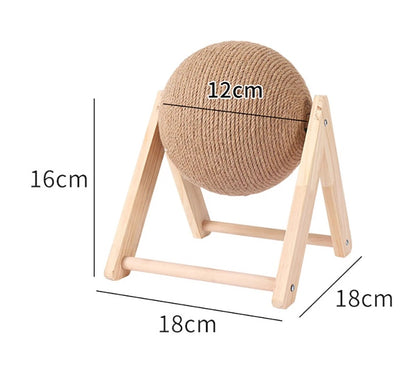 Cat Scratcher Rolling Ball Stand