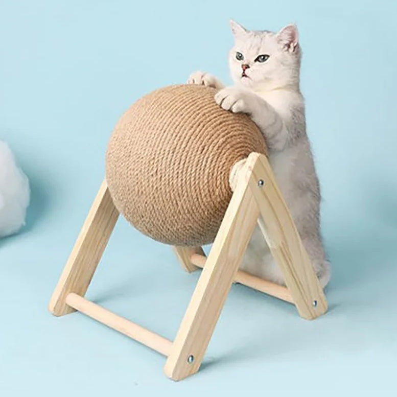 Cat Scratcher Rolling Ball Stand